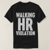 Wandelen HR Overtreding Wit T-shirt (Design voorkant)