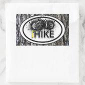 Wandelen "iHIKE" Boot Print Label Stickers (Tas)