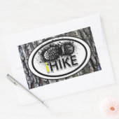 Wandelen "iHIKE" Boot Print Label Stickers (Envelop)