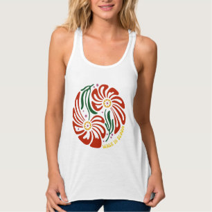 Wandelen in bloei tanktop