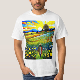 Wandelen in de wei 1 t-shirt
