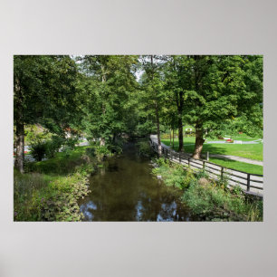 Wandelen in het park poster