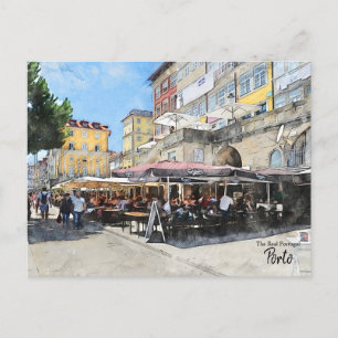 Wandelen in Porto-Portugal Briefkaart