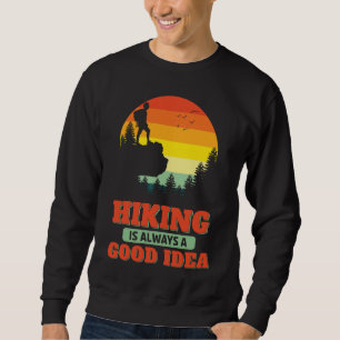 Wandelen is altijd een goed idee Wandelaar buiten Trui