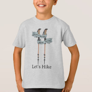 wandelen is de beste medicijn Hippocrates wandelen T-shirt