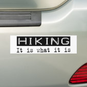 Wandelen Is Het Bumpersticker (Op auto)