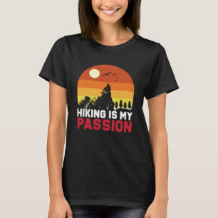 Wandelen is mijn passie t-shirt