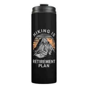 Wandelen Is Mijn Pensioenplan Funny Wandel Thermosbeker