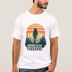Wandelen is mijn Therapy T-shirt – Sunset Hike