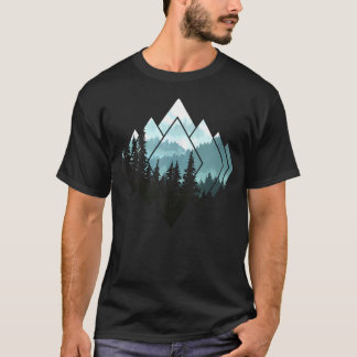 Wandelen Kamperen Bergen Natuur Trekking T-shirt