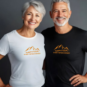 Wandelen kamperen trekking humor wit t-shirt
