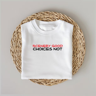 Wandelen kamperen trekking humor zwart T-shirt