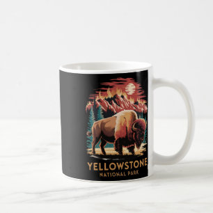 Wandelen Kamperen Verken Nationaal Park Yellowston Koffiemok