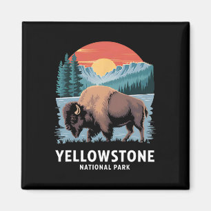 Wandelen Kamperen Yellowstone National Park Wilde Magneet