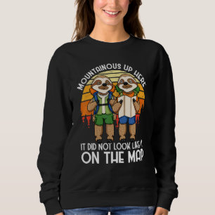 Wandelen Luiaard Bergachtig Zag Er Niet Uit Als Op Trui