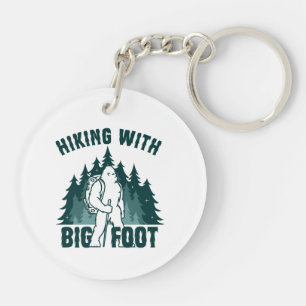 Wandelen met Bigfoot Sleutelhanger