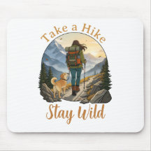 Wandelen met hond Retro Badge Ouderwetse Wandeltoc