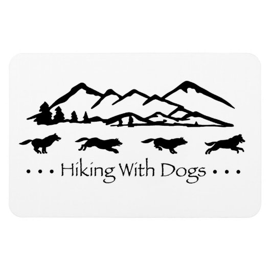 Wandelen met Honden Flex Magnet-Husky Magneet (Horizontaal)