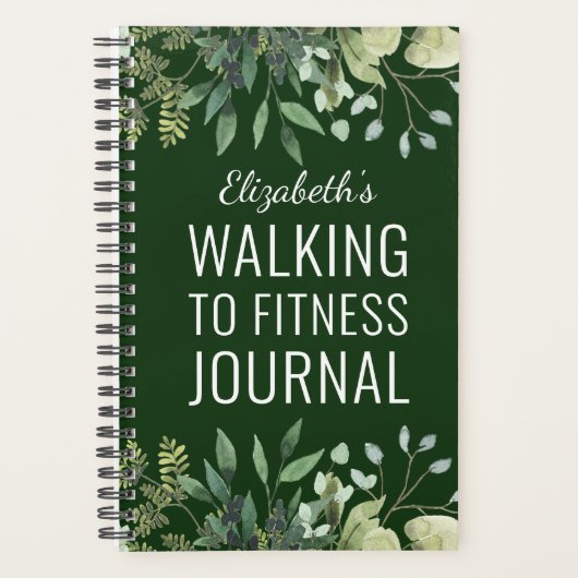 Wandelen naar Fitness Weekly Goals Planner (Voorkant)