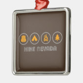 Wandelen Nevada Metalen Ornament (Links)