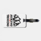 Wandelen of Trekken Bagagelabel (Achterkant horizontaal)