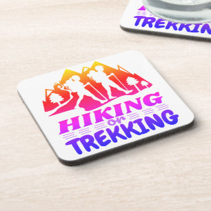 Wandelen of Trekken Bier Onderzetter