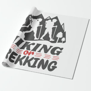 Wandelen of Trekken Cadeaupapier