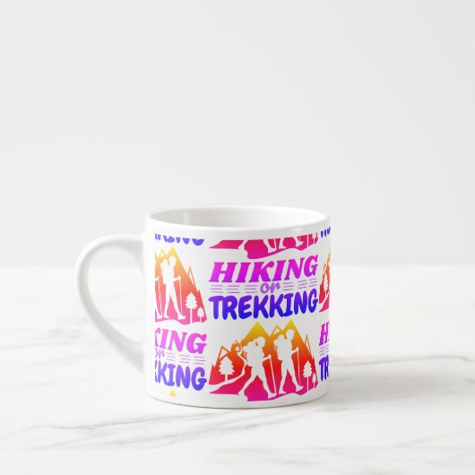 Wandelen of Trekken Espresso Kop (Links)