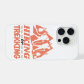 Wandelen of Trekken iPhone Hoesje (Achterkant horizontaal)