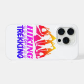 Wandelen of Trekken iPhone Hoesje (Achterkant horizontaal)