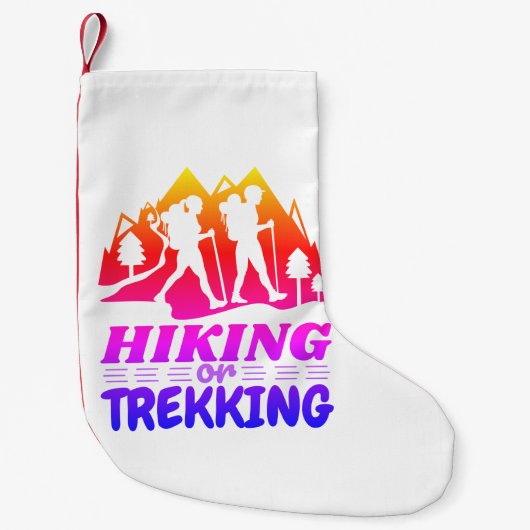 Wandelen of Trekken Kleine Kerstsok (Voorkant)