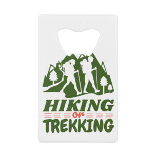 Wandelen of Trekken Kredietkaart Flessenopener