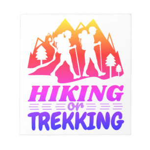 Wandelen of Trekken Notitieblok