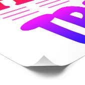 Wandelen of Trekken Perfect Poster (Hoek)