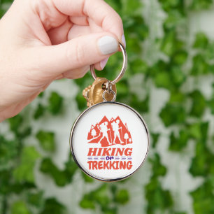 Wandelen of Trekken Sleutelhanger