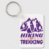 Wandelen of Trekken Sleutelhanger (Voorkant)