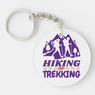 Wandelen of Trekken Sleutelhanger