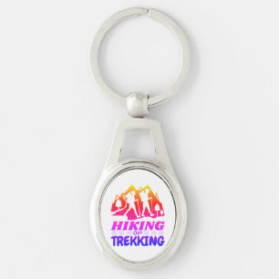 Wandelen of Trekken Sleutelhanger