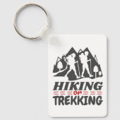 Wandelen of Trekken Sleutelhanger (Voorkant)