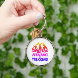 Wandelen of Trekken Sleutelhanger