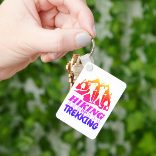 Wandelen of Trekken Sleutelhanger