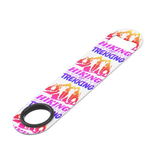 Wandelen of Trekken Speed Flessenopener (Voorkant Gekanteld)