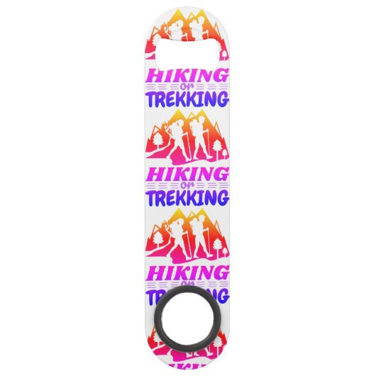 Wandelen of Trekken Speed Flessenopener (Voorkant)