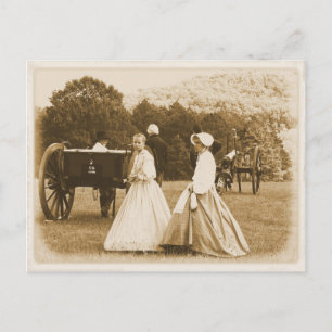 Wandelen op het slagveld briefkaart