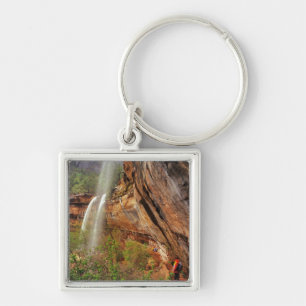 Wandelen over het Emerald Pools Trail in Zion Nati Sleutelhanger