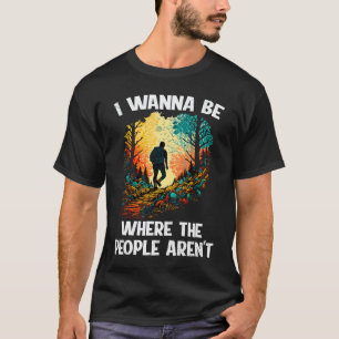 Wandelen pelgrims geen mensen vrede alleen wandele t-shirt