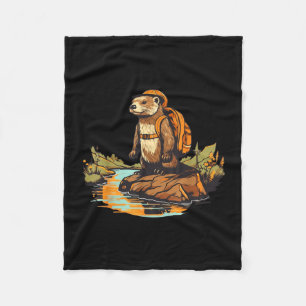 Wandelen rivierotter backpacken buiten dier fleece deken