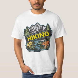 Wandelen T-shirt ontwerp