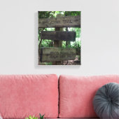 Wandelen Trail Sign Post op Canvas (Insitu (Woonkamer))
