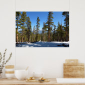 Wandelen vanaf Mitchell Peak in Sequoia Poster (Keuken)